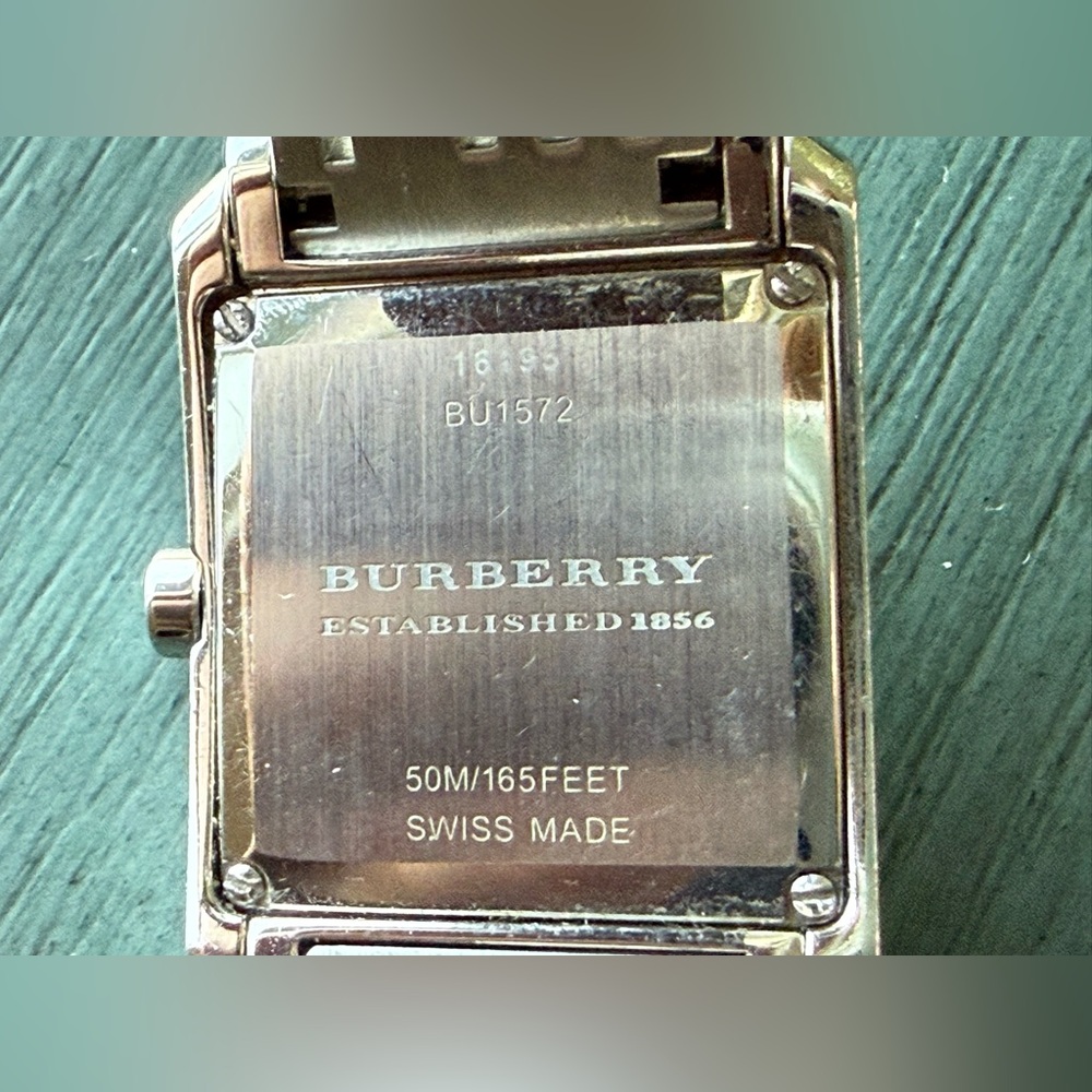 Burberry Stainless Steel Watch Nova Check BU1572 - Picture 2 of 3